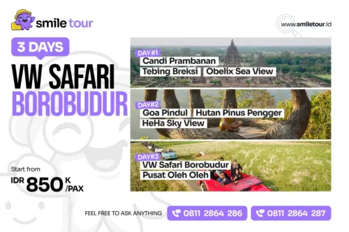 3D2N Paket Gathering Jogja VW Safari Borobudur